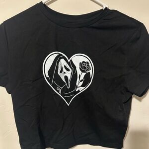 Ghost Face crop top